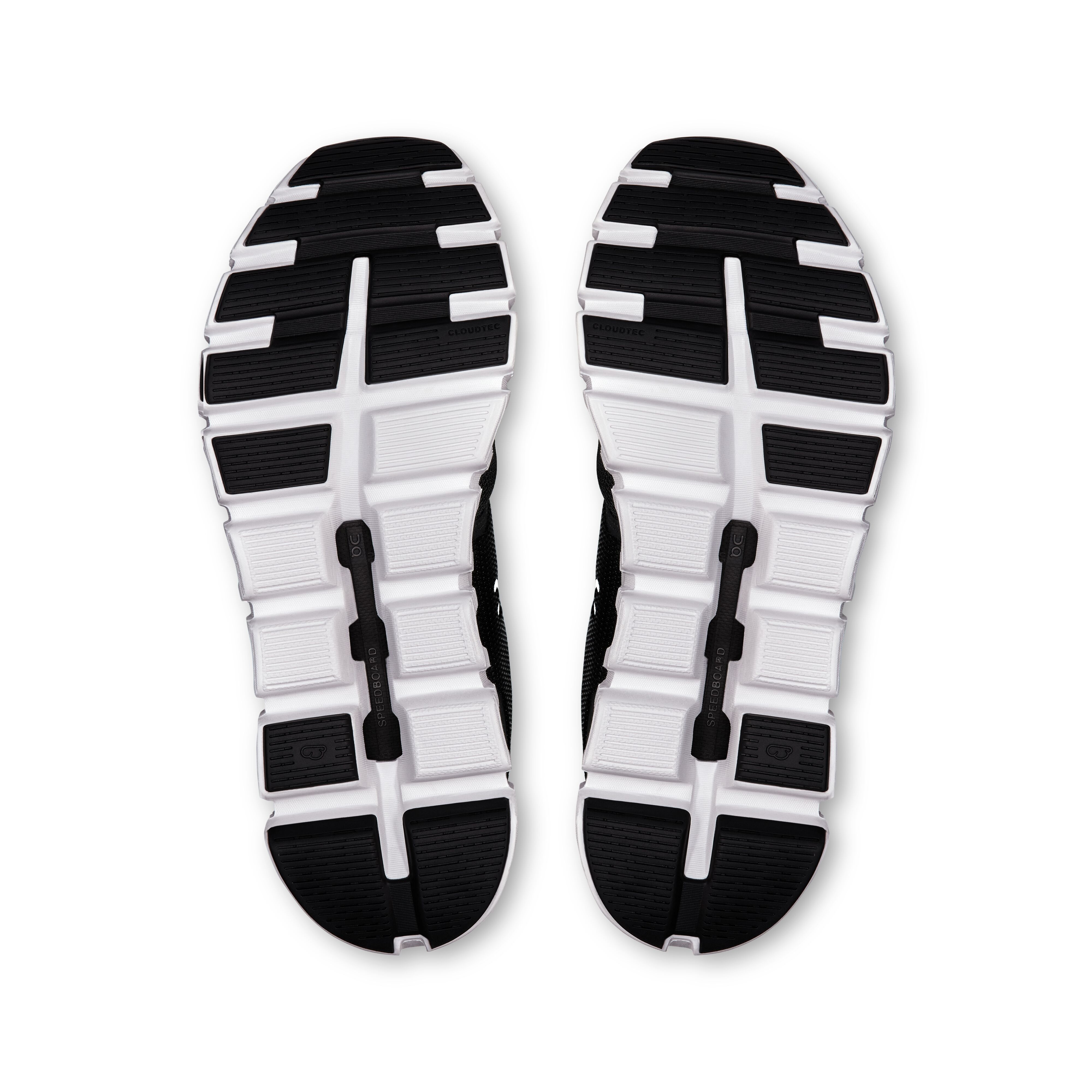 ON RUNNING W CLOUD 6 BLK/WHT