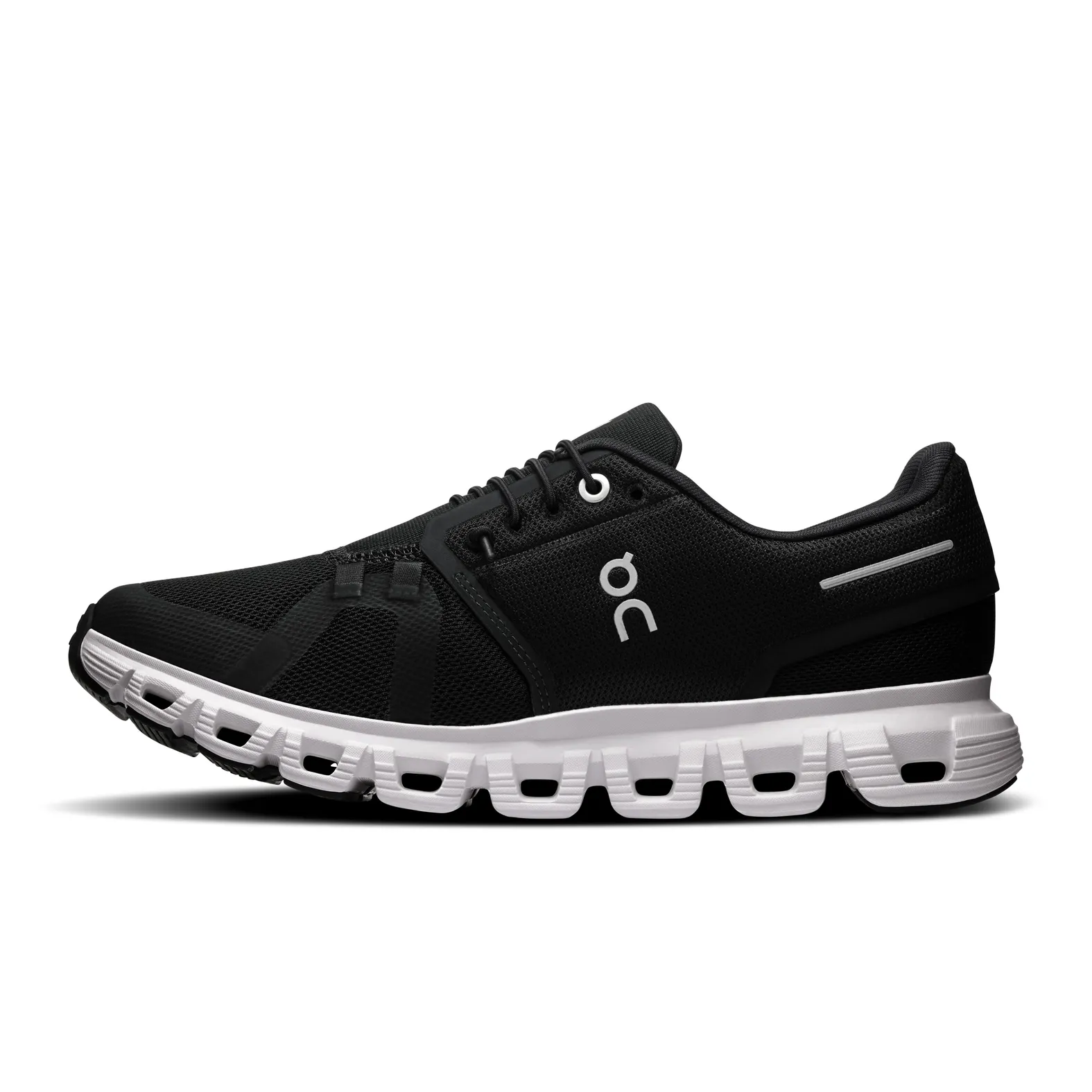 ON RUNNING W CLOUD 6 BLK/WHT